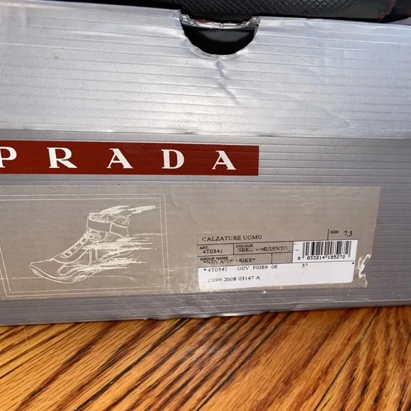 100% Authentic Prada high top sneakers - Picture 8 of 9